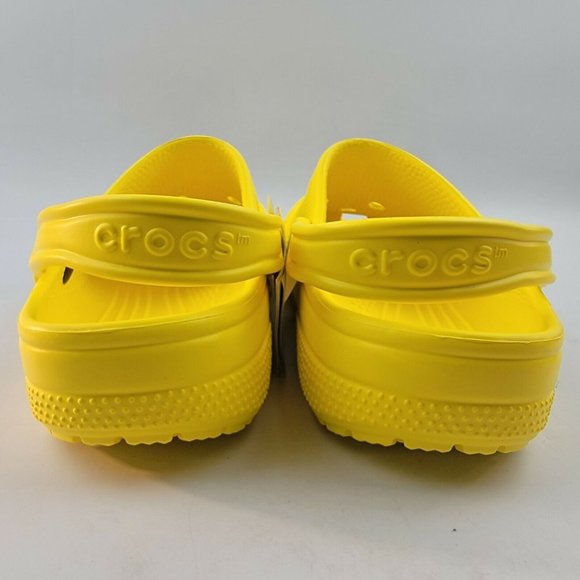 Crocs Classic Clog Slip On Waterproof Sandals Yellow 10001-7C1 Mens Sz 4 main image 4